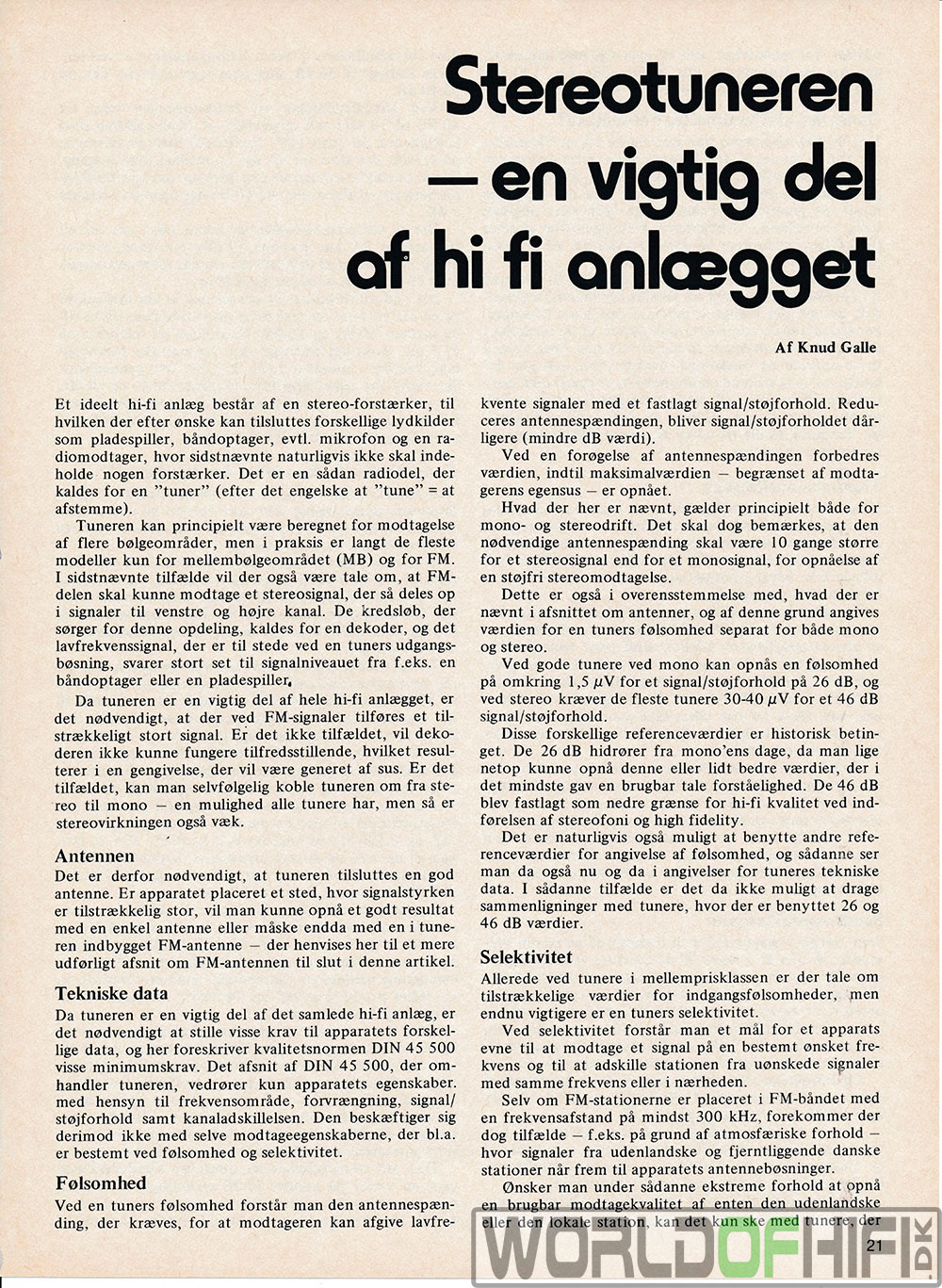 Hi-Fi Årbogen, 77, 21, Introducering, , 