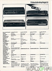 Hi-Fi Årbogen, 88, 207, Hi-Fi video båndoptagere, , 