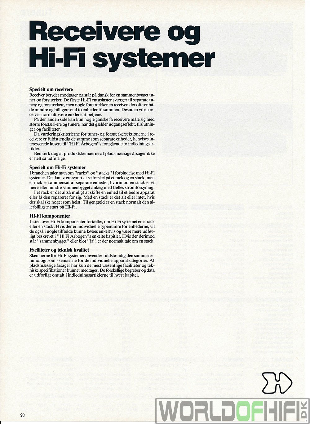 Hi-Fi Årbogen, 92, 98, Receivere, , 