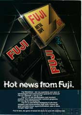 Hi-Fi og Elektronik, 80-5, 2, , Reklame Fuji Metal Tape kassettebånd, C60, C90, FX-I, FX-II, 