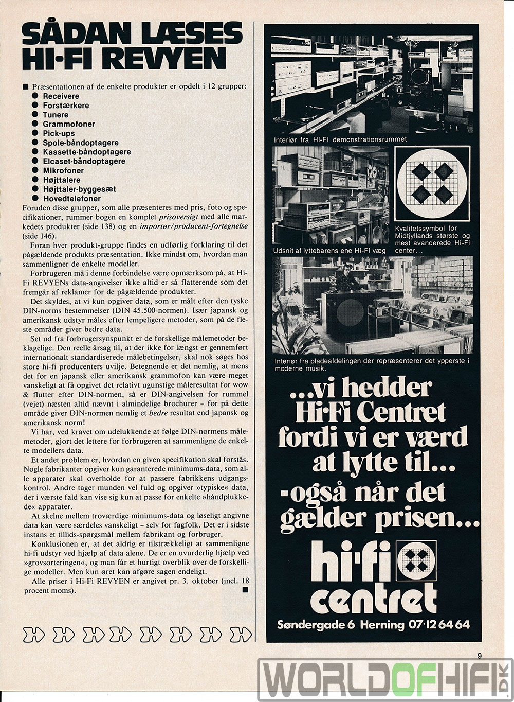 Hi-Fi Revyen, 78, 9, Introducering, , 